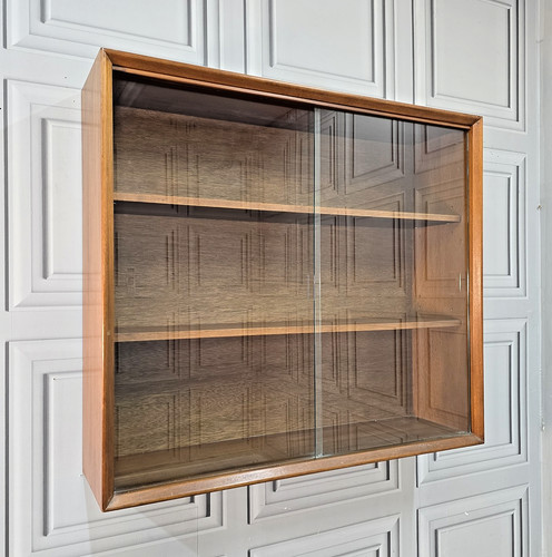 Vintage wall cabinet bookcase - vintage,
