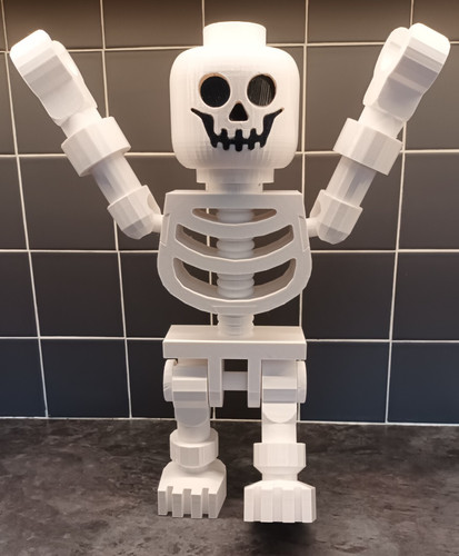 Lego inspired skeleton - lego,