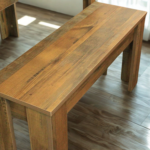 Rustic bench only - dining, room
