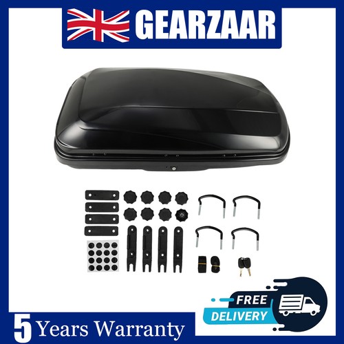 Car roof box gloss black - box, in