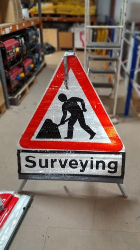 Folding road works - folding,