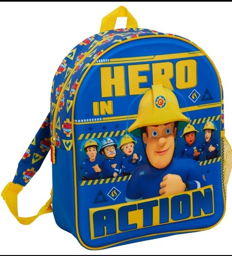 Fireman sam backpack - backpack, raised