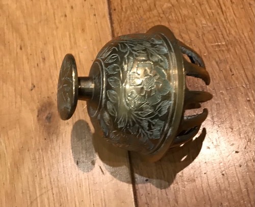 Antique brass engraved - brass,