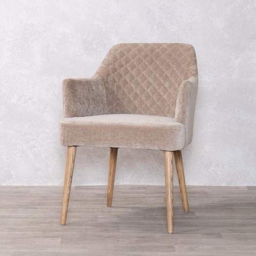 Chenille dining chair carver - dining,