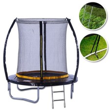 KANGA 6ft Outdoor Trampoline With Enclosure, Safety Net & Ladder Inc Warranty