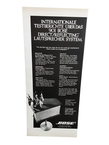 1975 bose 901 direct - bose,