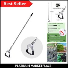 Durable Push-Pull Garden Hoe with Comfort Grip - Perfect for Vegetable Growing