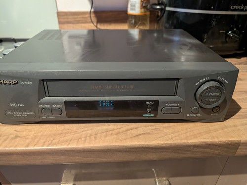 Vhs player sharp m301hm vcr - player,
