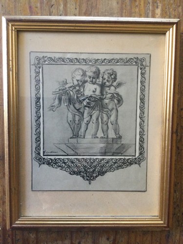 Antique vintage gilt framed - antique/vintage, gilt-framed