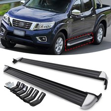 OE STYLE RUNNING BOARDS SIDE STEPS PAIR FOR NISSAN NAVARA NP300 D23 2016-2024 UK