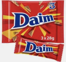 24 Daim bars. 28g Each bar. 8