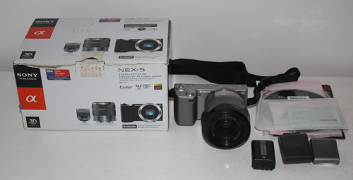 Sony alpha nex - alpha, silver