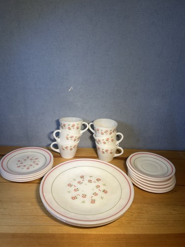 Vintage pink ditsy wildflowers - vintage,