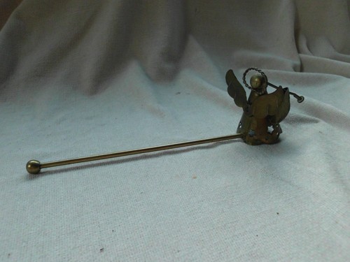 Brass candle snuffer - brass,