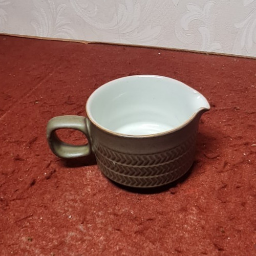 Denby chevron milk jug - milk,
