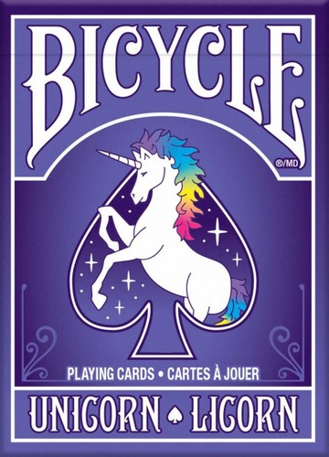 Bicycle unicorn playing cards - unicorn,