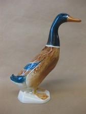 Vintage Beswick Duck Figure ~ 756-1 ~ Mallard Duck ~ Standing ~ Duck Ornament