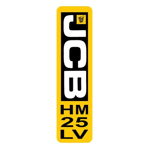 Jcb hm25lv gun - hm25lv, sticker