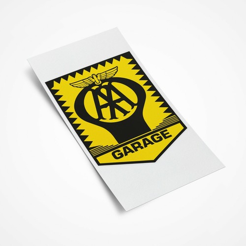 Garage old style sticker - garage,