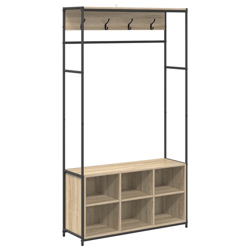 Coat stand with shoes bench - shoes,