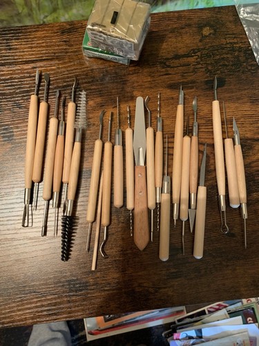 Clay sculpting tool set - sculpting,