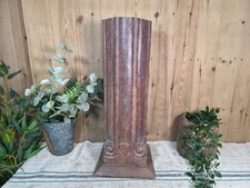 Large Vintage Reclaimed Carved