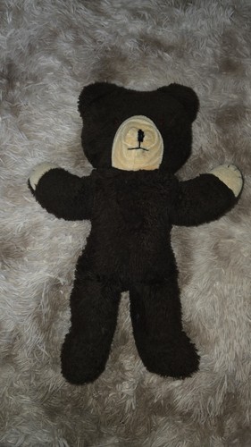 Vintage chocolate brown bear - vintage,