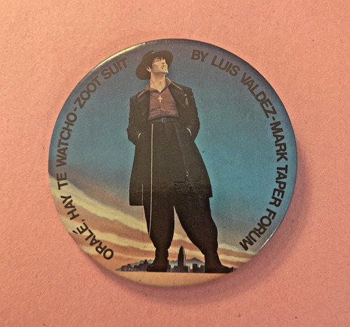 Zoot suit promotional pin - zoot, suit: