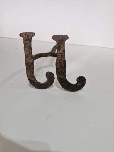 Antique wrought iron branding - antique,