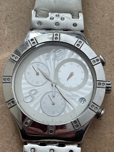 Swatch irony chrono - chrono, dreamwhite