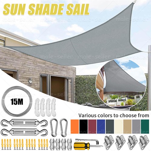 Sun shade sail garden patio - shade,
