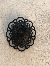 Large Black Mourning  Rose