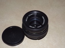 Pentacon 50mm, f/1.8 Lens for 35mm SLR Camera, M42 Screw Mount, Classic Lens