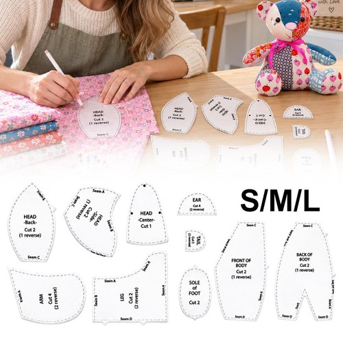 Pcs memory bear template - 10,