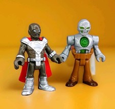 Imaginext DC super friends justice league Steel & Metallo Action Figures rare
