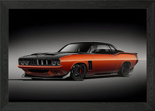 Plymouth Barracuda 1971 Framed