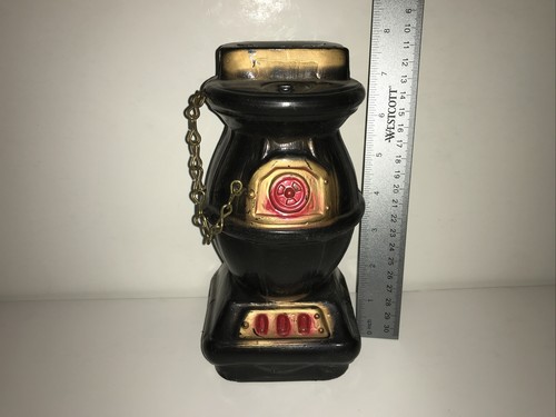 Coin bank potbelly - bank, wood