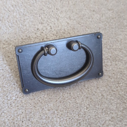 Pewter metal cabinet handles - cabinet,