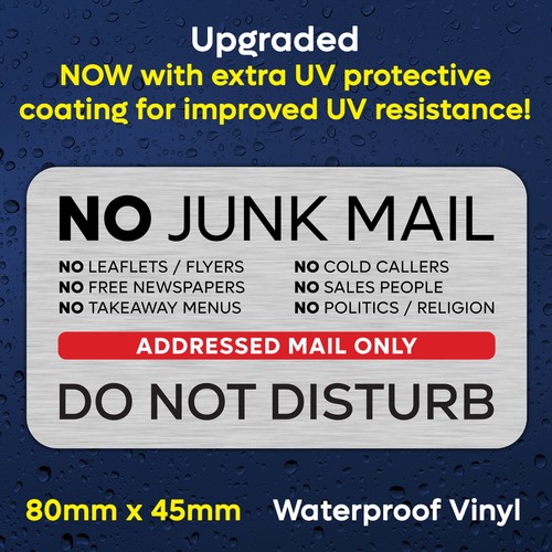 Junk mail sign - mail, no