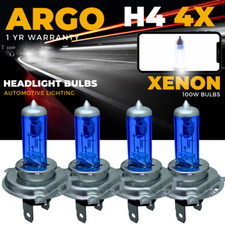4x H4 Headlight Bulbs Xenon