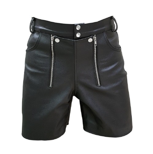 Mens genuine black leather - mens,