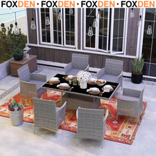 7 Piece Rattan Garden