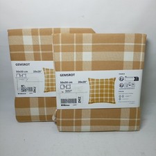 2 IKEA Gemsrot Cushion Covers