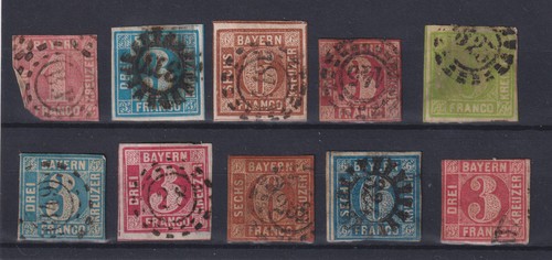 Germany states bavaria stamps - states,