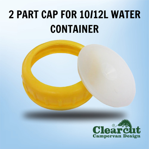 Two part cap - two, litre