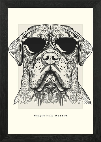 Neapolitan mastiff sketch - neapolitan,