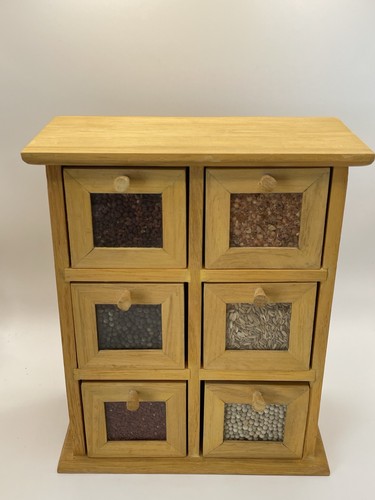 Wooden drawer birch spice - wooden,