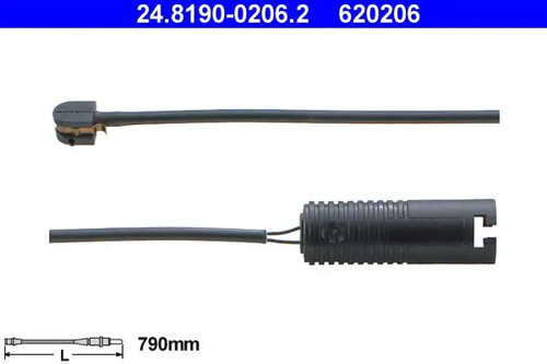 Brake pad wear sensor - , disc