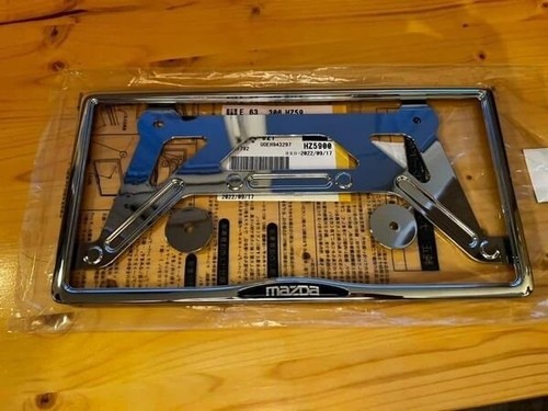 Genuine mazda number plate - genuine,