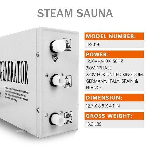 3kw steam generator 220v - steam,